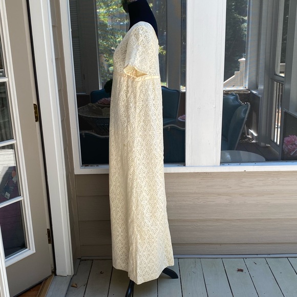 REPOSH // Vintage 60s Empire Waist Jane Austin Regency Dress - Picture 3 of 14